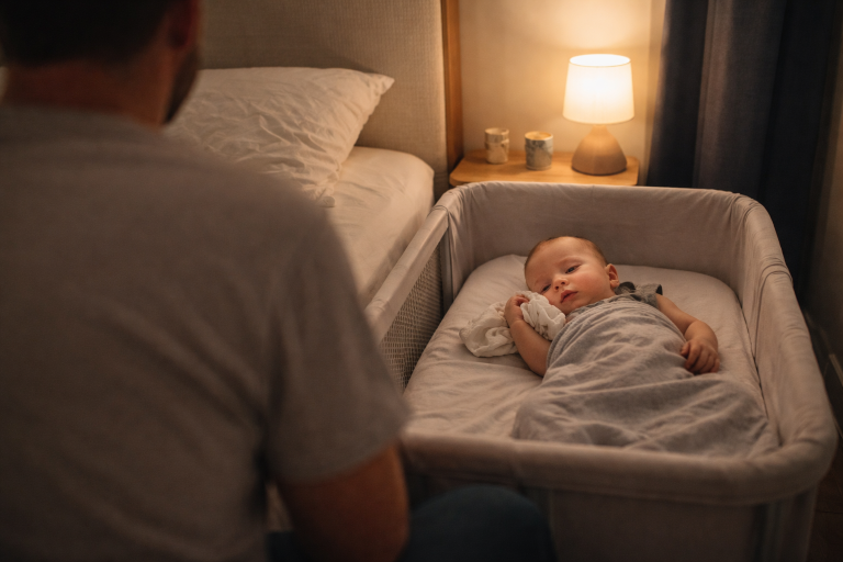 Baby vågner om natten: årsager, alder og hvad du kan gøre